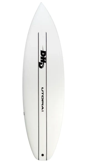 DHD Utopia EPS Surfboard - White