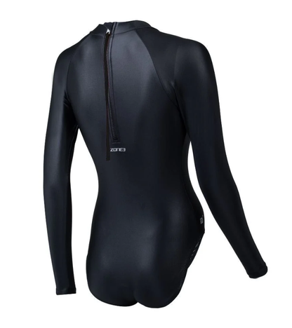 ZONE3 OWS Ti+ Women's Long Sleeve Thermal High Neck Costume - Black