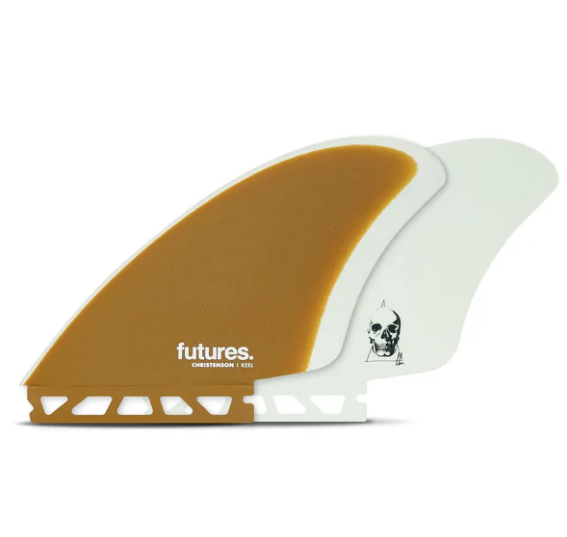 Futures Fins Christenson Fiberglass Keel - Brown/White