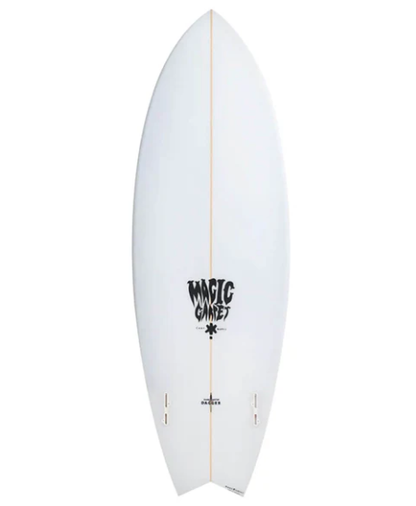Magic Carpet Dark Water Dagger PU Surfboard - Clear