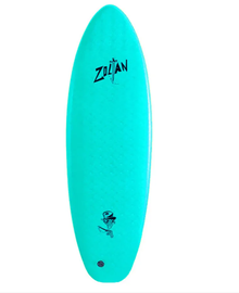 Drag Dart Zoltan Thruster 6ft Softboard - Turquoise/Black