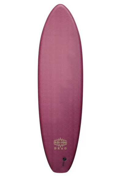 Drag Dart X Passport Collab 6ft6 Softboard - Stout/Black
