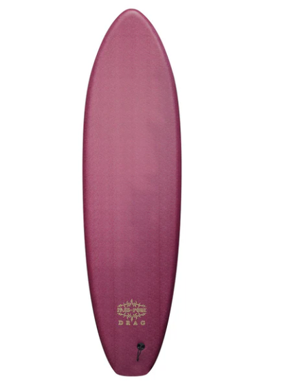 Drag Dart X Passport Collab 6ft6 Softboard - Stout/Black