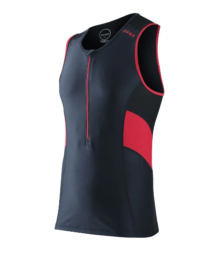 Zone 3 Activate Mens Tri Top - Black/Red