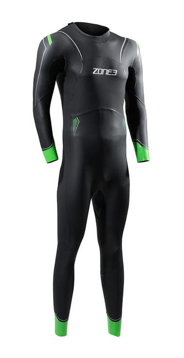 Zone 3 Azure 2.0 Mens Swim Wetsuit - Black/Green