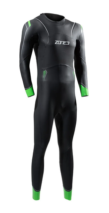 Zone 3 Azure 2.0 Mens Swim Wetsuit - Black/Green