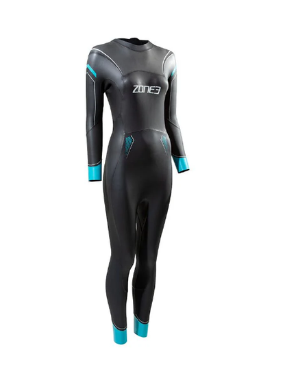 Zone 3 Azure 2.0 Womens Swim Wetsuit - Black/Blue
