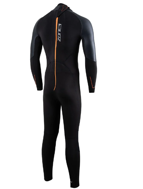 ZONE3 Yulex·¨® Switch Men's Swim Wetsuit 2024 - Black/Orange