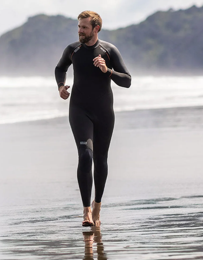 ZONE3 Yulex·¨® Switch Men's Swim Wetsuit 2024 - Black/Orange