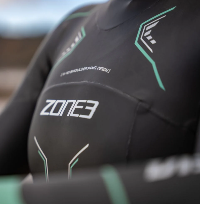 ZONE3 Terraprene·¨® Vision Men's Swim Wetsuits - Black/Turquoise