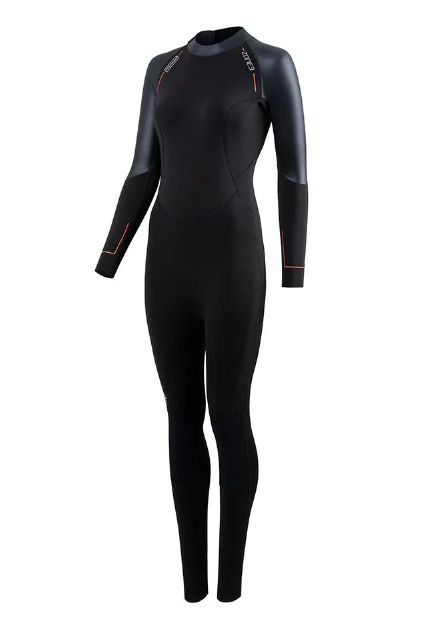 Zone 3Yulex¬Æ Switch Womens Swim Wetsuit - Black/Orange
