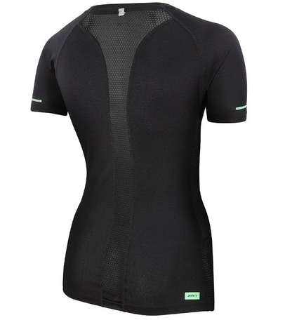 ZONE3 Activ Lite Women's T-Shirt - Black/Green