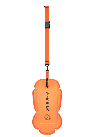 Zone 3 Recycled Swim Safety Buoy/Tow Float - Hi-Vis Orange