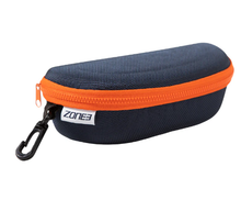 ZONE3 Protective Swim Goggle Case - Navy/Orange