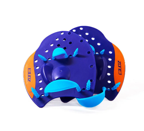 Zone 3 Power Stroke Swimming Hand Paddles - Blue/Red