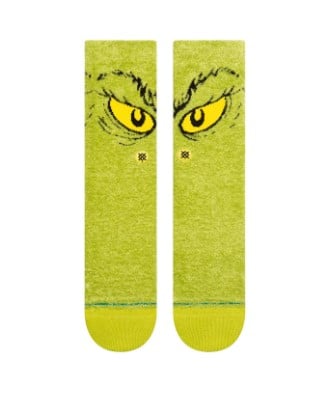 Stance The Grinch X Stance DA DA DA Grinch Crew Socks - Green