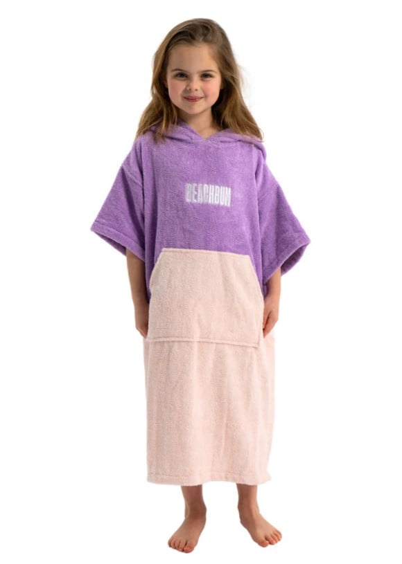 Beachbum Towel Kids Changing Robe - Malibu Sky
