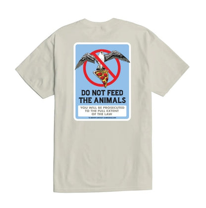 Dark Seas Don't Feed Mens Stock T-Shirt - Cream