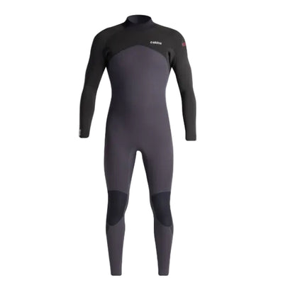 C-Skins NuWave Legend 5/4/3 Mens Back Zip Wetsuit - Anthracite / Black / Rust
