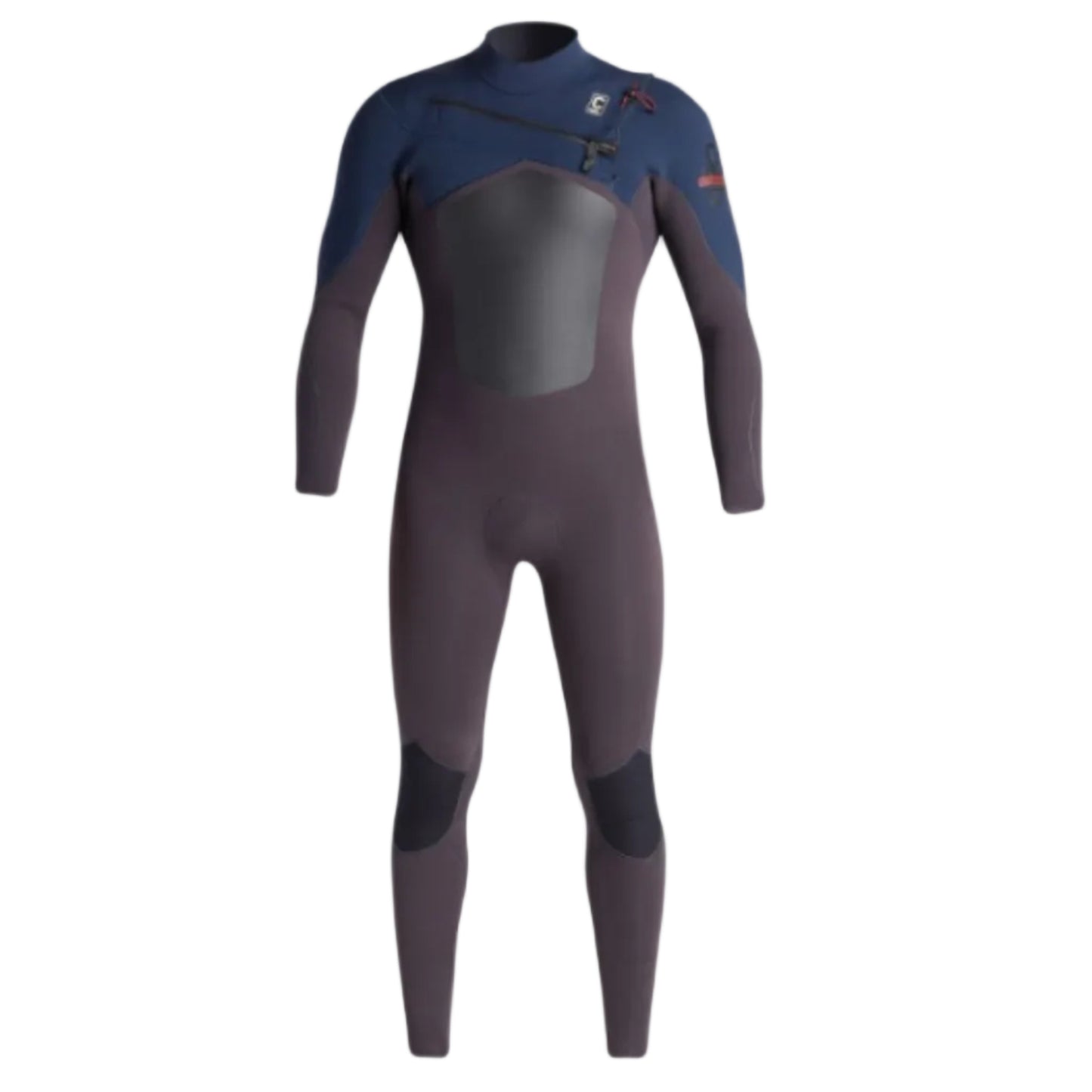 C-Skins NuWave ReWired 5/4mm Mens Chest Zip Wetsuit - Anthracite / Meteor X / Bluestone X