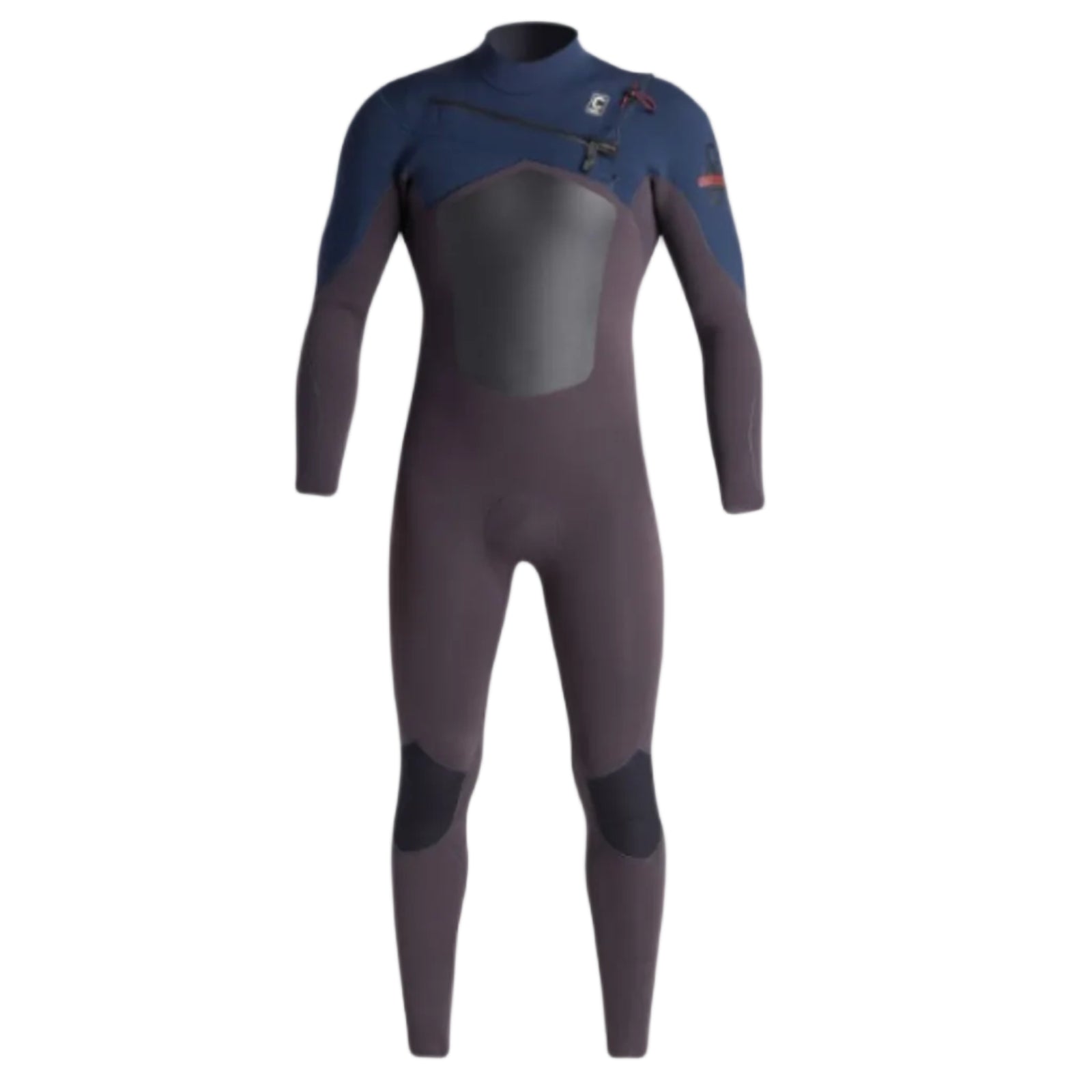 C-Skins NuWave ReWired 5/4mm Mens Chest Zip Wetsuit - Anthracite / Meteor X / Bluestone X