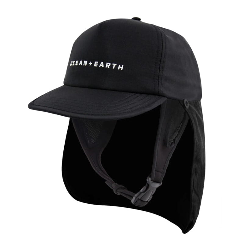 Ocean & Earth Bingin Surf Hat Soft Peak - Black