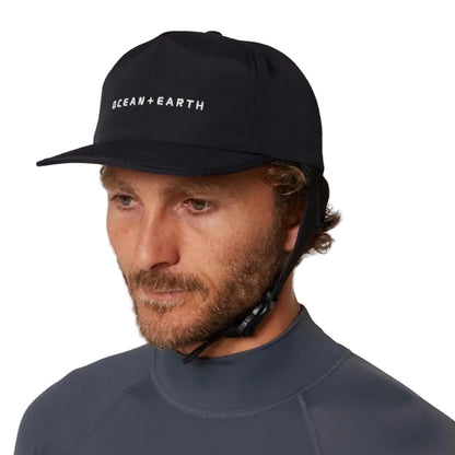 Ocean & Earth Bingin Surf Hat Soft Peak - Black
