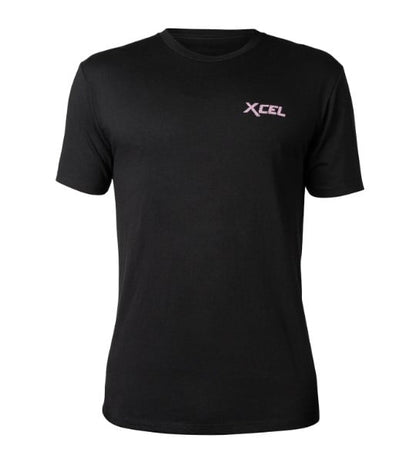 Xcel Throwback Mens Short Sleeve Tee - Black