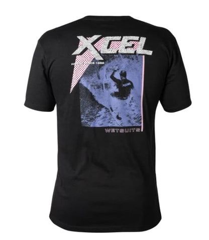 Xcel Throwback Men's Short Sleeve Tee - Black