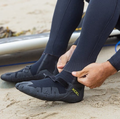 Xcel Drylock with Inferno Split Toe 5mm Wetsuit Boots - Black