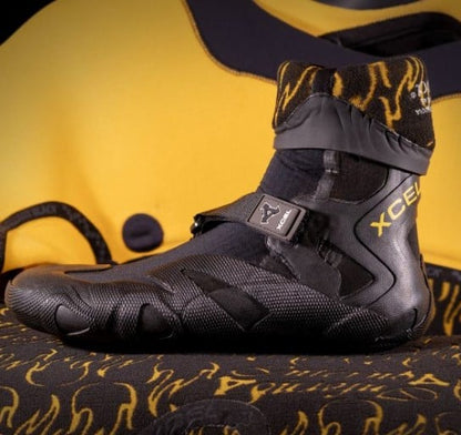 Xcel Drylock with Inferno Round Toe 7mm Wetsuit Boots - Black