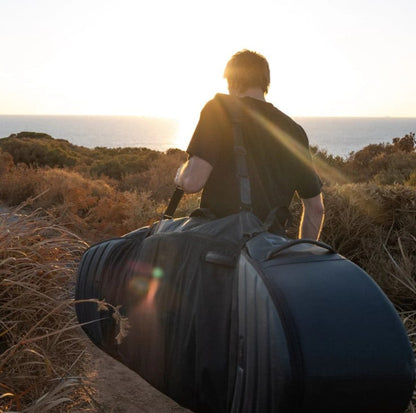 Ocean & Earth Apex Fish 3 Board Wheel Travel Bag - Black