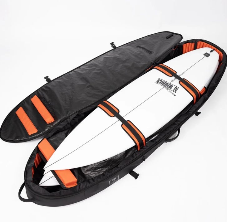 Ocean & Earth Apex Fish 3 Board Wheel Travel Bag - Black
