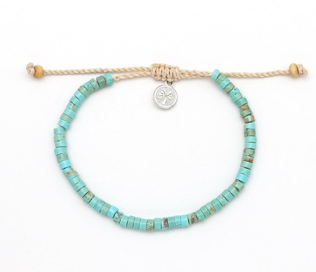 Pineapple Island Anklet - Blue