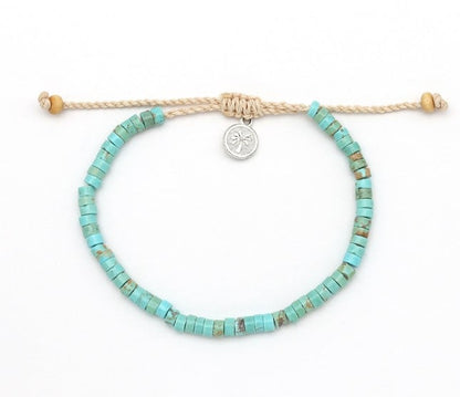 Pineapple Island Anklet - Blue