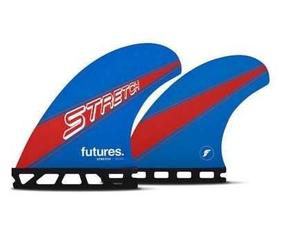 Futures Stretch Quad Medium Honeycomb Fins - Blue