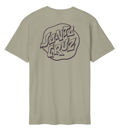 Santa Cruz Fever Dream Mono Dot Men's T-Shirt - Stone Grey