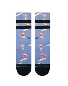 Stance Surfing Santa Unisex Crew Socks - Blue