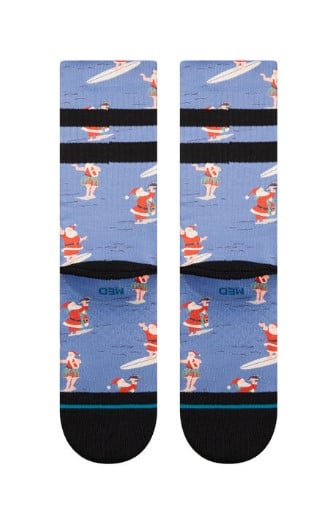 Stance Surfing Santa Unisex Crew Socks - Blue