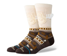 Stance Have Some Eggnog Crew Socks - Dark Brown