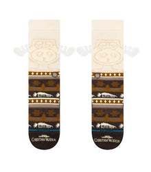 Stance Have Some Eggnog Crew Socks - Dark Brown