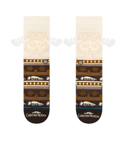 Stance Have Some Eggnog Crew Socks - Dark Brown