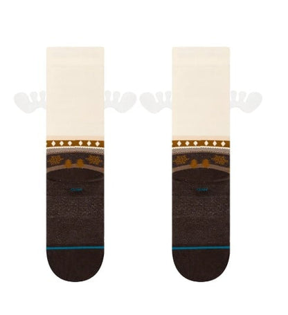 Stance Have Some Eggnog Crew Socks - Dark Brown