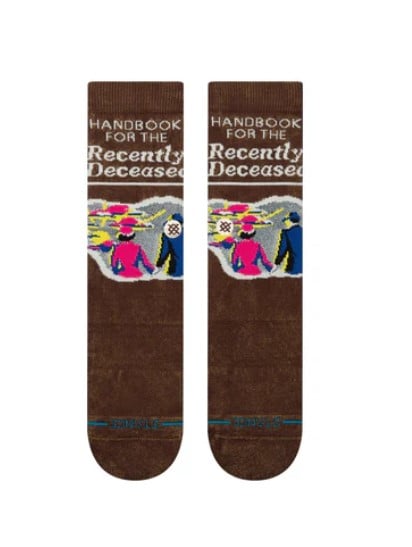 Stance Recently Deceased Crew Socks - Brown