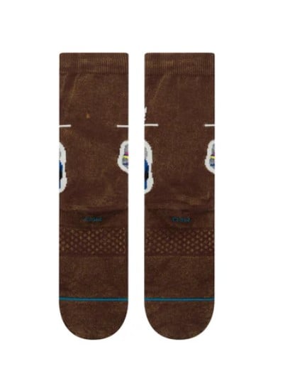 Stance Recently Deceased Crew Socks - Brown