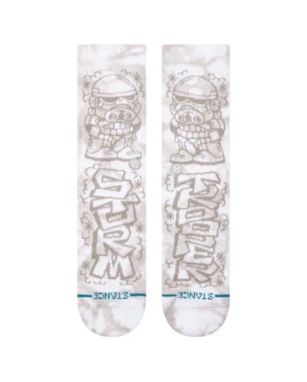 Stance DJ Trooper Crew Socks - White