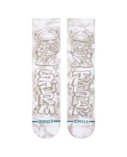 Stance DJ Trooper Crew Socks - White