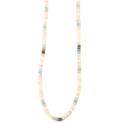 Pineapple Island Surfer Girl Bead Necklace - Multi