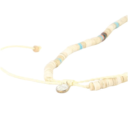Pineapple Island Surfer Girl Bead Necklace - Multi