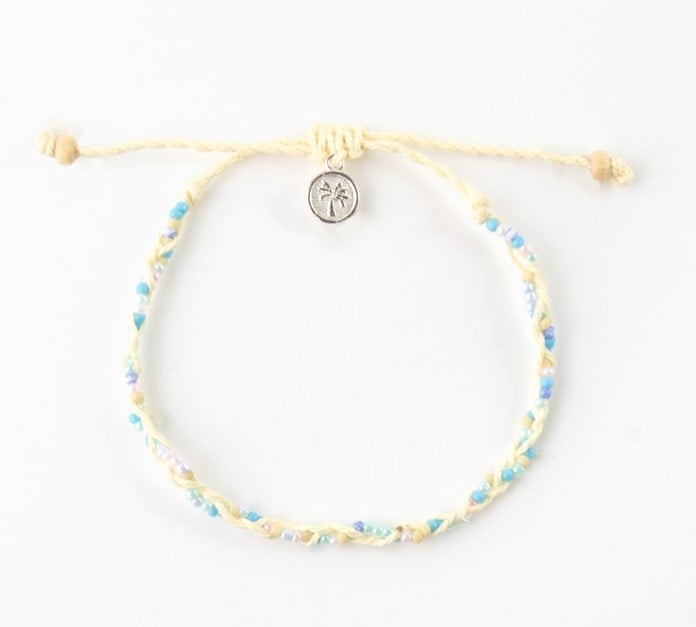Pineapple Island Nice Beaded Bracelet - Cream